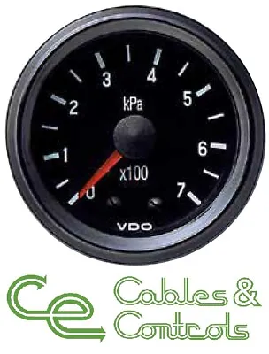 VDO Cockpit Vision Mechanical Pressure Gauge  0 - 700 KPA 52MM  • $65