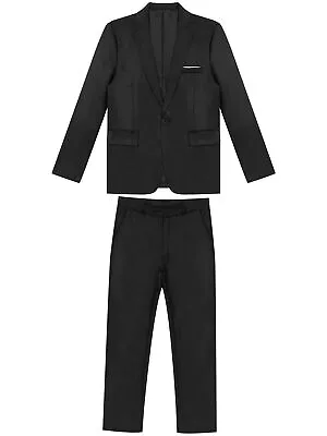 Men 2 Piece Suit Blazer One Button Jacket & Pants Set For Party Wedding Business • $33.99