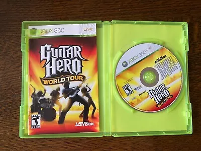 Guitar Hero: World Tour Game (Microsoft Xbox 360 2008) CIB With Manual • $10