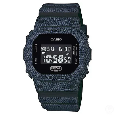 Casio G-Shock Denim Pattern Dark Blue Limited Edition Watch GShock DW-5600DC-1 • $224.10