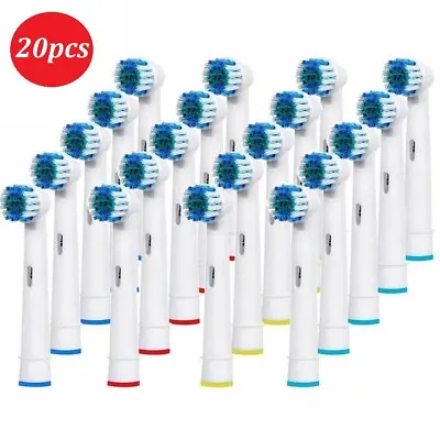 $19.39 • Buy 20x Electric Toothbrush Replacement Heads For Oral B Braun Models Series SB-17A