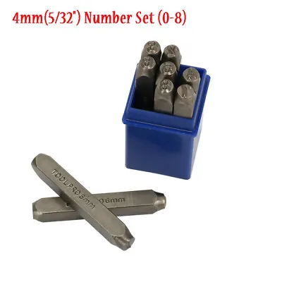 Letter Number Punch Set Metal Wood Leather Steel Stamps 0-9 And / Or A-Z& • $11.99