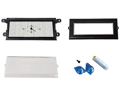 NEW WHITE FACE 1969 1970 Mustang Complete Kit - Clock Plate Lens Filters • $229.95