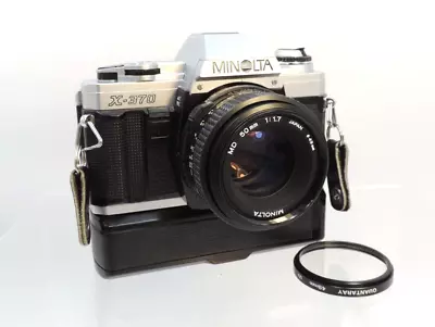 Minolta X-370 Camera With MD 50mm 1.7 Lens / Untested • $39.99