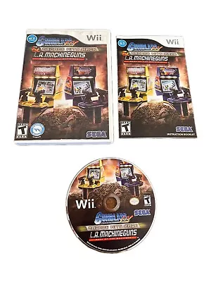 Arcade Hits: Gunblade NY&  L.A. Machine Guns [ Nintendo Wii ] Complete • $39.99