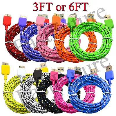 Micro USB Data Sync & Charger Cable Cord Braided For Samsung Galaxy S5 Note3 Lot • $5.59