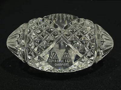 Waterford Crystal Football New England Patriots Super Bowl XXXVIII Paperweight • $95