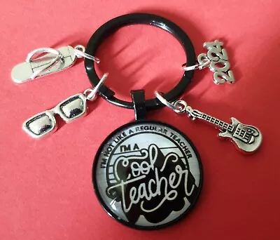 Brand New Glass Male Teacher Keyring..Awesome Gift. • $10