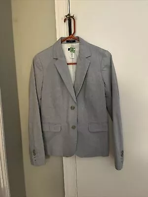 J. CREW SCHOOL BOY Chambray Blazer Women’s Size 2 Cotton • $15