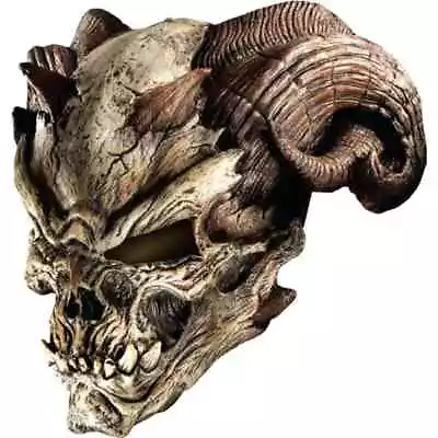 Cave Demon Mask Skull Skeleton Fancy Dress Halloween Adult Costume Accessory • $50.95