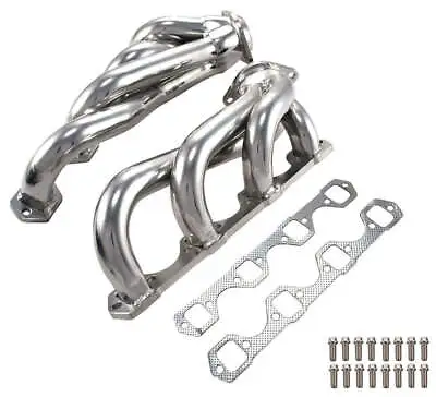 1986-1993 Mustang 5.0 V8 302 Polished T304 Stainless Steel Shorty Short Headers • $159.95
