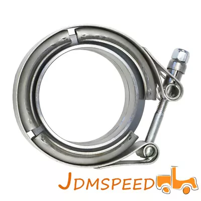 Universal 2.25'' V-Band Flange Clamp Kit Mild Turbo Exhaust Downpipe • $15.88