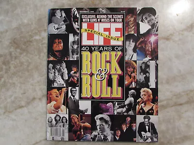 Life Special Issue 40 Years Of Rock & Roll Beatles Elvis Dec 1992 Exc LN Con • $2.99