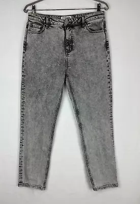 Country Road Jeans Womens High Rise Size 12 Grey Australian Cotton • $24.95