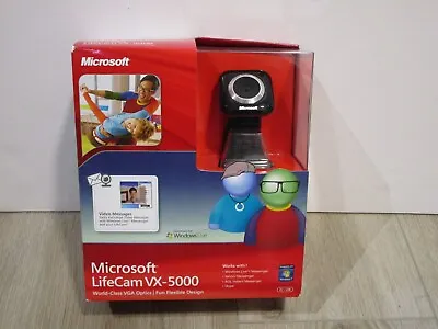 Microsoft LifeCam VX-5000 Web Cam For Zoom Meetings Mac & PC NEW • $12.95