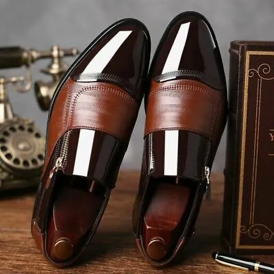 Men's Dress Shoes Men Wedding Shoes Slip On Office Men Oxford Shoes Flats Shoes • $39.96