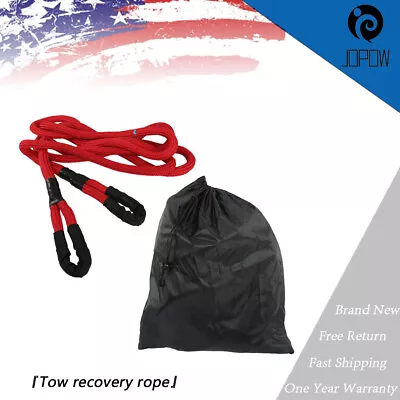 7/8 X21' Recovery Kinetic Tow Rope Energy Truck Tow Snatch Strap 21970 LBS New • $51.76