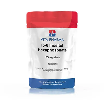 Ip-6 Inositol Hexaphosphate 1000mg Tablets  VITAPHARMA • £39.99
