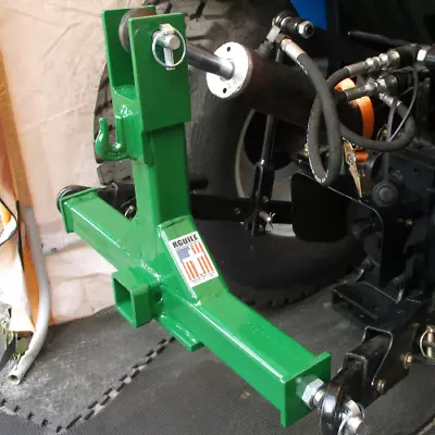 Tractor Three Point Hitch 2  In Receiver Trailer Hitch Grab Hook Cat 1 Made USA • $349.99