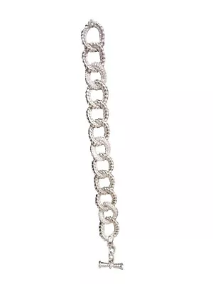 Judith Ripka Bracelet Sterling Silver (925) Weight 73.35grams • $150