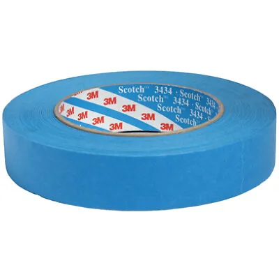 3M Scotch Protection Tape 25mm X 50M Blue Detailing And Car Painting Masking • $7.45