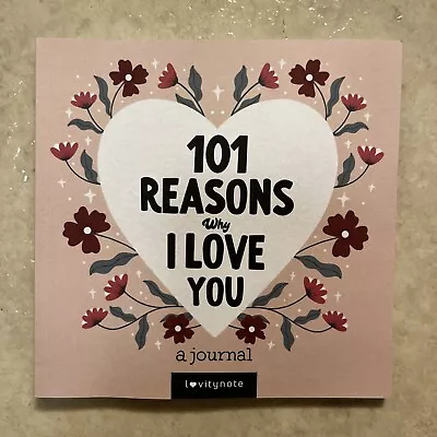 101 Reasons Why I Love You: A Love Journal ✅ Couple Love Dating Wedding Gift NEW • $8.99