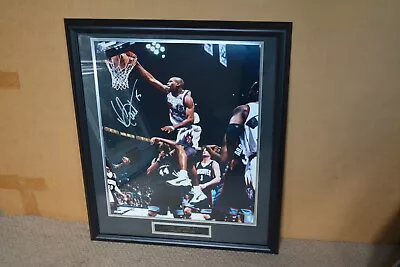 Vince Carter Autographed Framed 16x20 • $179