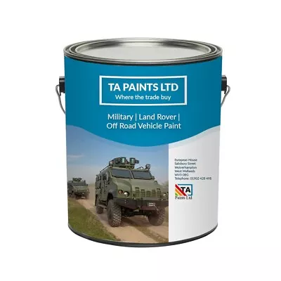 Military Vehicle Paint Landrover Nato Camoflauge Colou  Professional 1K PU Paint • £43.99