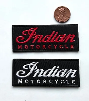 🇨🇦 Indian Motorcycle Embroidered Iron-on Patch Biker Racing Appliqué FA022 • $3.80