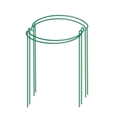 £9.99 • Buy 4/8X Round Metal Plant Supports Stake For Peonies Hydrangea Strong Metal Garden