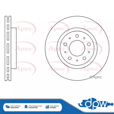 Fits Volvo V70 850 C70 S70 960 V90 S90 Brake Disc Front DPW 91407593 • $53.37