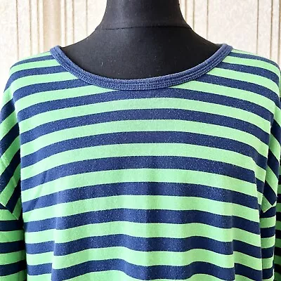 Marimekko Vintage Top Tunic Size L  Coton Long Slevee • $12