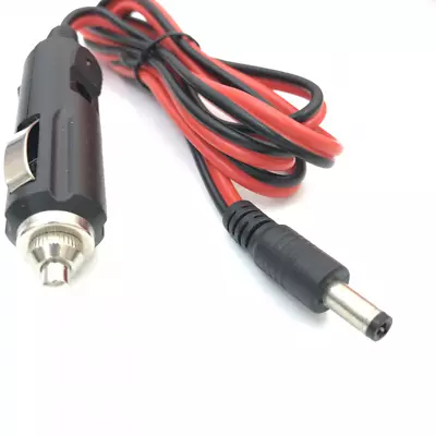 12V DC 5.5mm X 2.1mm Car Cigarette Lighter Power Supply Adapter Charger Cable • £3.59