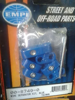 $11.95 • Buy Ignition Wire Separators - Blue - Vw Rail Dune Buggy Bug Bus Ghia Beetle Split