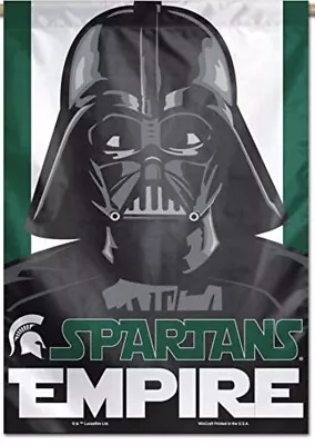 Michigan State University Vertical Flag 27  X 37  Star Wars Darth Vader • $19.99
