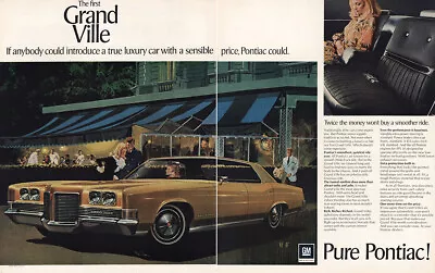 1971 Pontiac: Grand Ville If Anybody Could Introduce Vintage Print Ad • $8.50