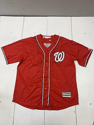$40 • Buy Majestic Mens Red Washington Nationals Zimmer Man Jersey Size XXL