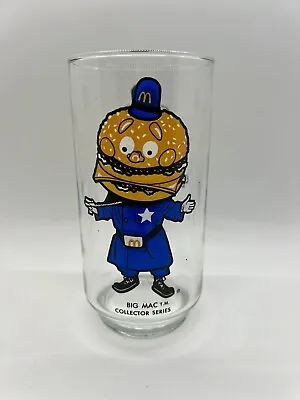 Vintage Big Mac  McDonald's Collector's Series Glass 1977 • $8.99