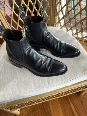 $200 • Buy Mens Rm Williams Boots,size 9.5 F,black Leather Soles
