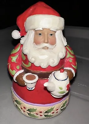 $11 • Buy Jim Shore  Cup Of Christmas Cheer  Santa Claus Figurine #4022910