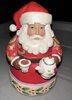 $11 • Buy Jim Shore  Cup Of Christmas Cheer  Santa Claus Figurine #4022910
