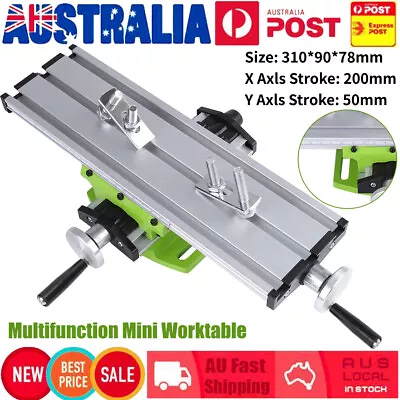 Mini Compound Bench Drilling Slide Table Worktable Milling Working Cross Table • $44.98