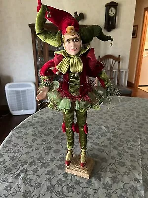 Vintage 21 Inch Holiday Christmas Elf Statue Figurine Rare HTF • $10.95