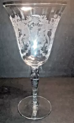 $12.99 • Buy Vintage  Depression Morgantown Virginia Pattern Etched Water Goblets Or Wine