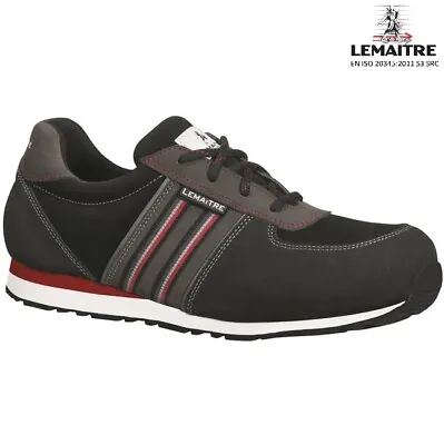 Mens Lightweigh S3 Safety Metal Free Composite Toe Cap Trainers Work Shoes Size • £24.95