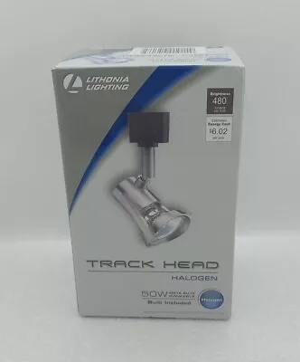 Lithonia Lighting Halogen Track Lighting 1-Light Head 50 Watt Brushed Nickel NOB • $11.88