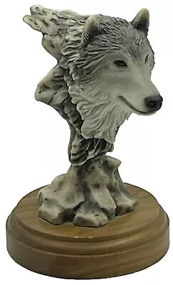 Vtg. Mill Creek Wolf Statue Signed Stephen Herrero Lobo #4102 (AG) • $32.99