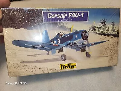 NOS Heller Corsair F4U-1 Airplane Model Kit 1/72 #780275 • $9.99