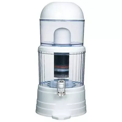16L Benchtop 8 Stage Water Filter - Ceramic Carbon Mineral Stone Silica Purifier • $79.99