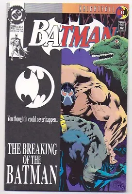Batman 497 9.2 NM Bane Vengeance Of Bane 2 Breaks Batman's Back 2 Key Issues • $5.88